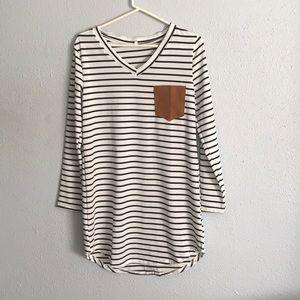 Stretchy striped dress